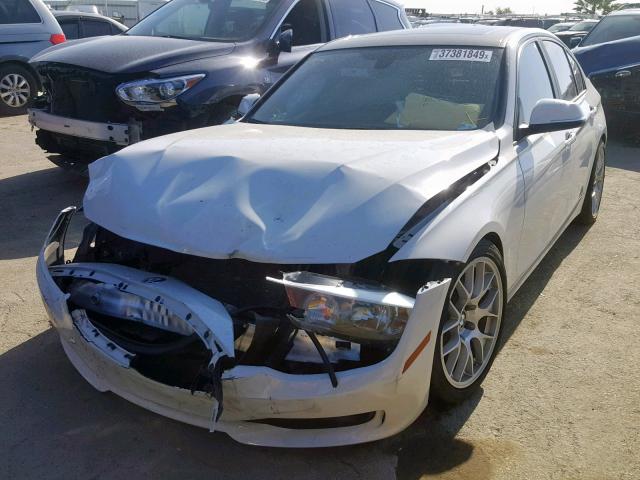 WBA3C1C57EK108383 - 2014 BMW 328 I SULE WHITE photo 2