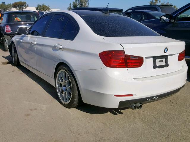 WBA3C1C57EK108383 - 2014 BMW 328 I SULE WHITE photo 3