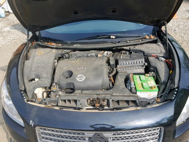 1N4AA5AP1AC841079 - 2010 NISSAN MAXIMA S BLACK photo 7