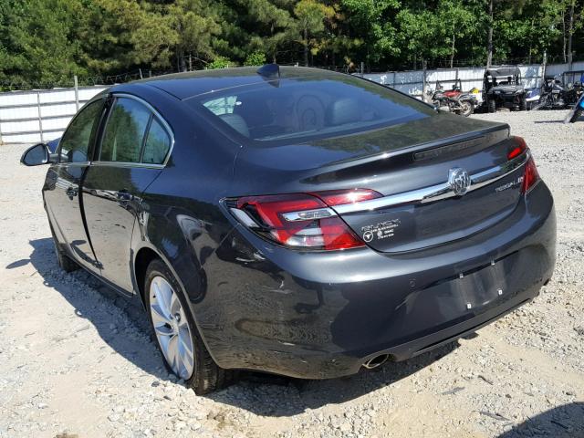 2G4GS5GX2G9127921 - 2016 BUICK REGAL PREM GRAY photo 3