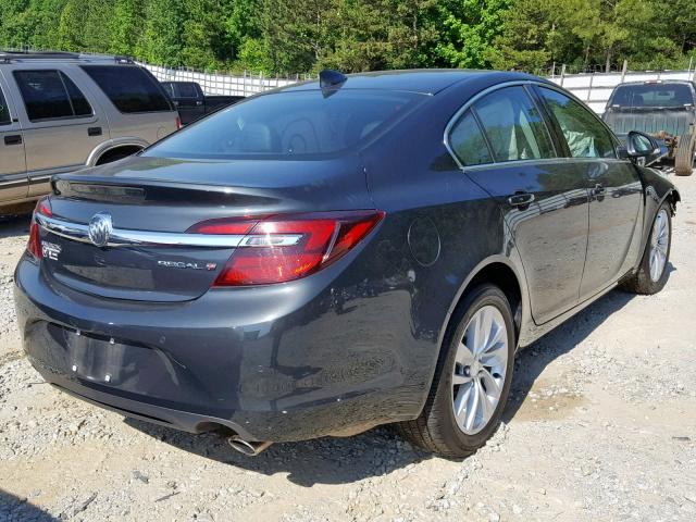 2G4GS5GX2G9127921 - 2016 BUICK REGAL PREM GRAY photo 4