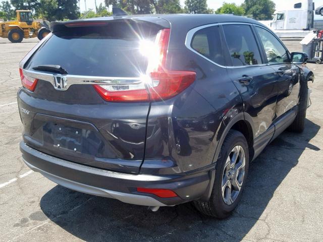 7FARW1H89HE014311 - 2017 HONDA CR-V EXL GRAY photo 4