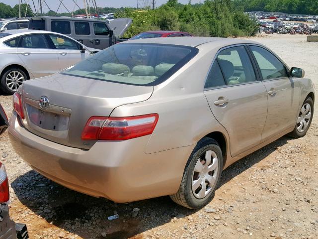 4T1BE46K47U721320 - 2007 TOYOTA CAMRY NEW GOLD photo 4