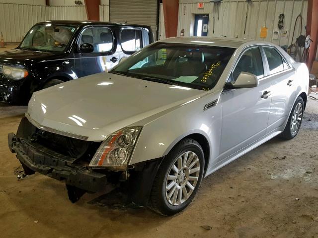 1G6DG5EG6A0147301 - 2010 CADILLAC CTS LUXURY SILVER photo 2