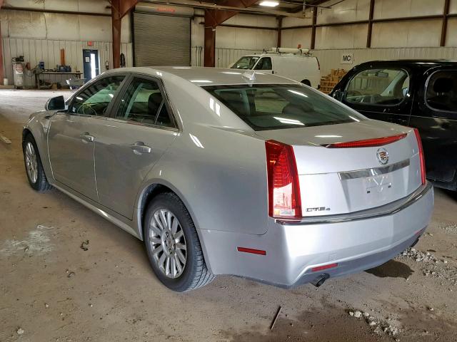 1G6DG5EG6A0147301 - 2010 CADILLAC CTS LUXURY SILVER photo 3