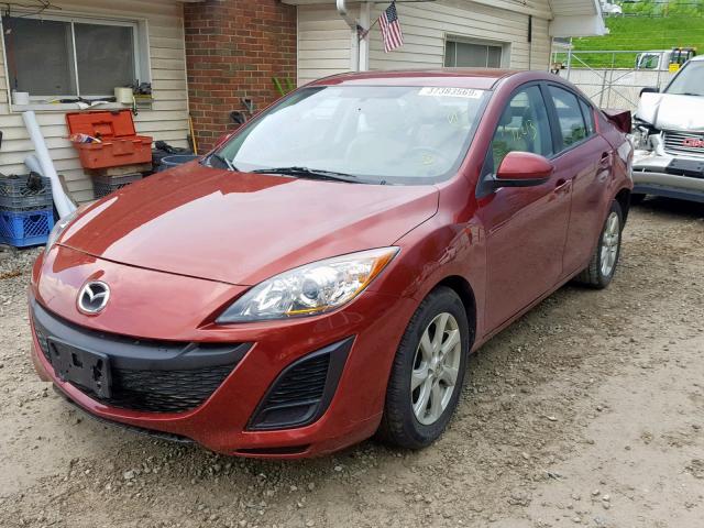 JM1BL1SF5A1324838 - 2010 MAZDA 3 I RED photo 2