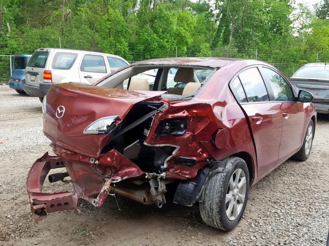 JM1BL1SF5A1324838 - 2010 MAZDA 3 I RED photo 4