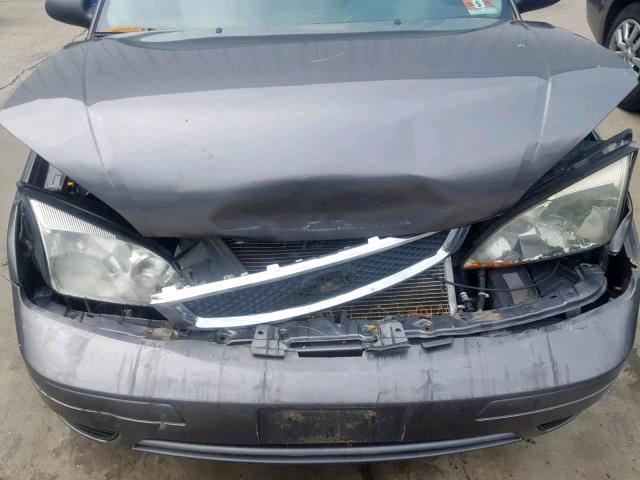 1FAFP34N07W100934 - 2007 FORD FOCUS ZX4 GRAY photo 9