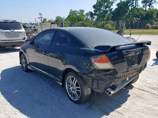 JTKDE177060093793 - 2006 TOYOTA SCION TC BLACK photo 3