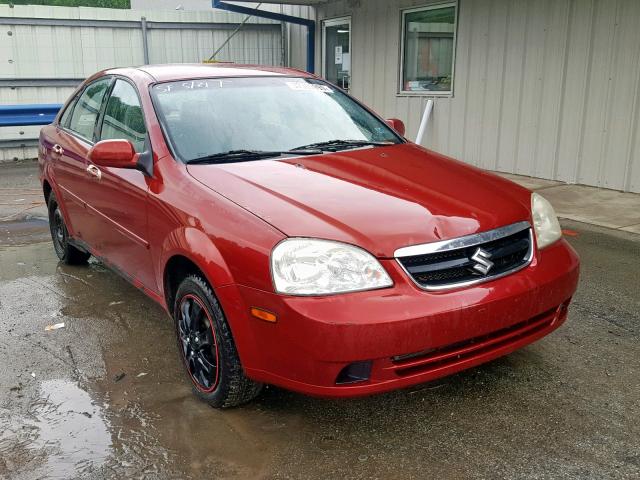 KL5JD56Z36K433519 - 2006 SUZUKI FORENZA MAROON photo 1