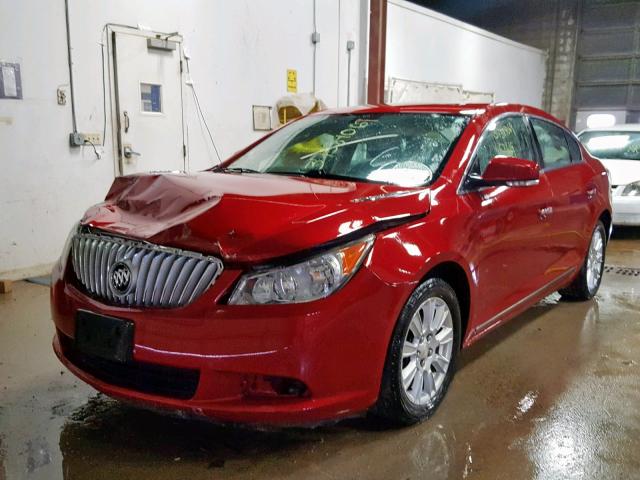 1G4GD5ER7CF353033 - 2012 BUICK LACROSSE P BURGUNDY photo 2