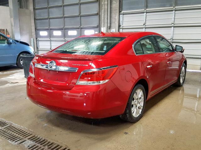 1G4GD5ER7CF353033 - 2012 BUICK LACROSSE P BURGUNDY photo 4