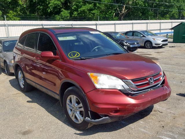 JHLRE3H77BC007530 - 2011 HONDA CR-V EXL RED photo 1