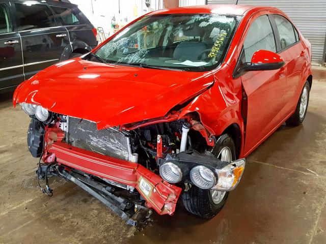 1G1JA5SH9C4177363 - 2012 CHEVROLET SONIC LS 红色 照片 2