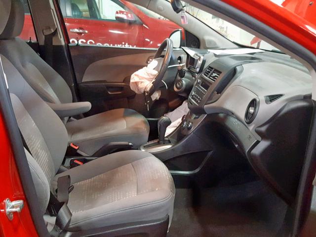 1G1JA5SH9C4177363 - 2012 CHEVROLET SONIC LS 红色 照片 5