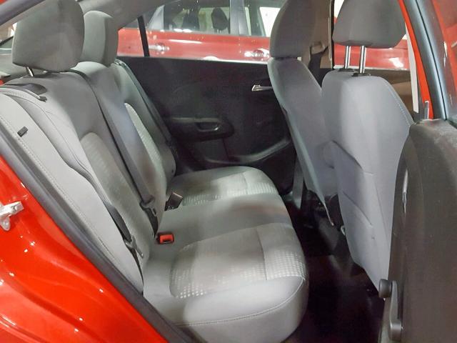 1G1JA5SH9C4177363 - 2012 CHEVROLET SONIC LS 红色 照片 6