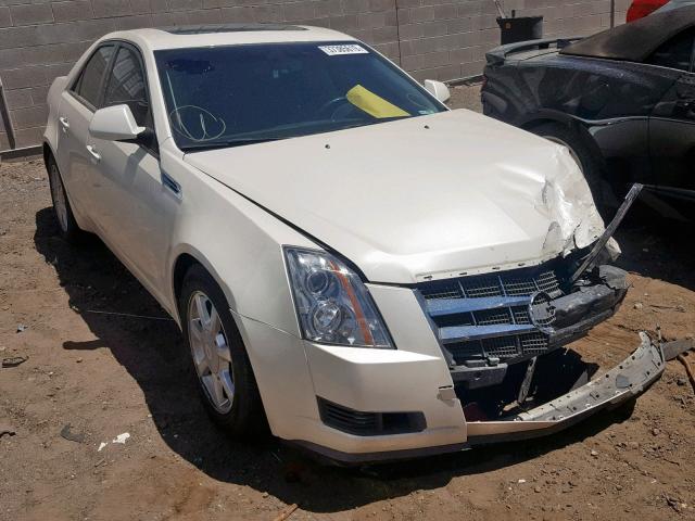 1G6DP57V580111038 - 2008 CADILLAC CTS HI FEA WHITE photo 1