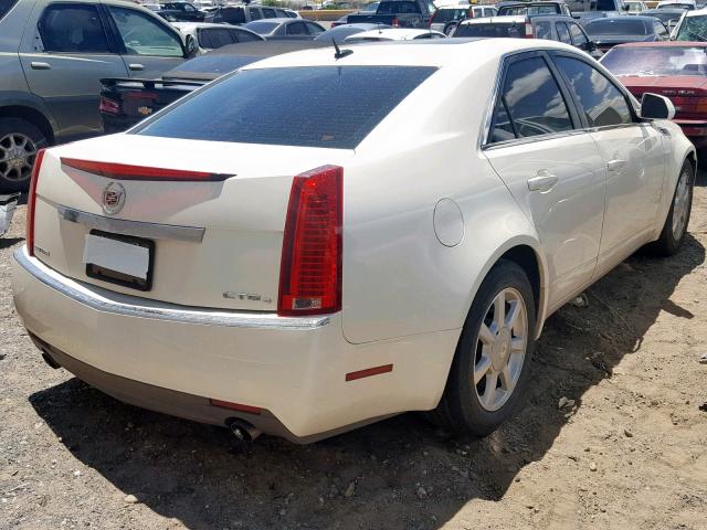 1G6DP57V580111038 - 2008 CADILLAC CTS HI FEA WHITE photo 4