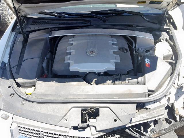 1G6DP57V580111038 - 2008 CADILLAC CTS HI FEA WHITE photo 7