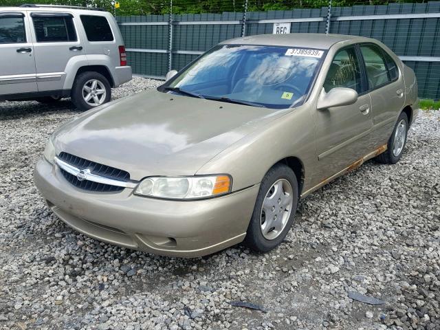 1N4DL01D11C242652 - 2001 NISSAN ALTIMA XE GOLD photo 2