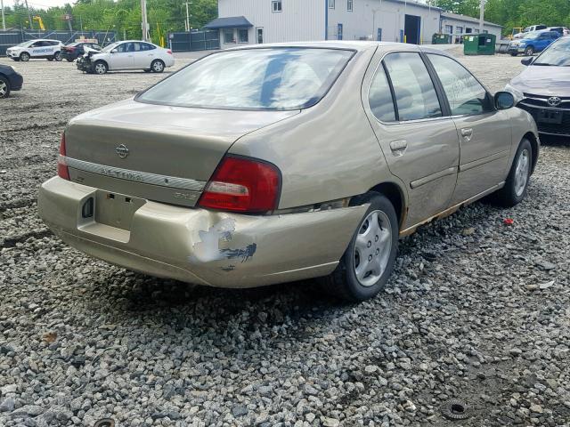 1N4DL01D11C242652 - 2001 NISSAN ALTIMA XE GOLD photo 4