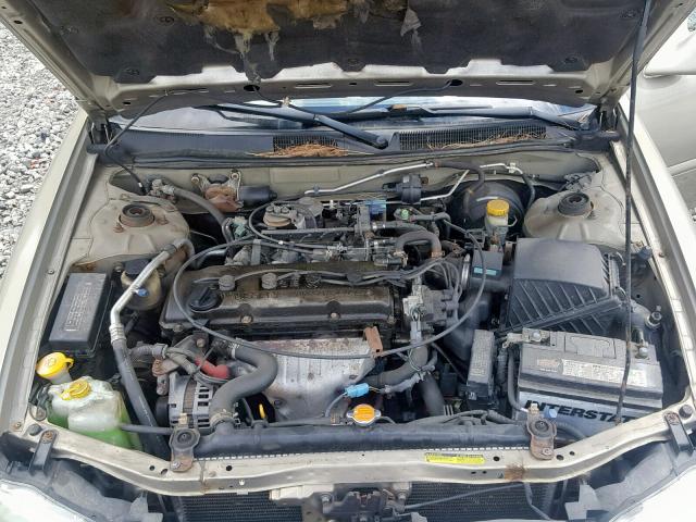 1N4DL01D11C242652 - 2001 NISSAN ALTIMA XE GOLD photo 7