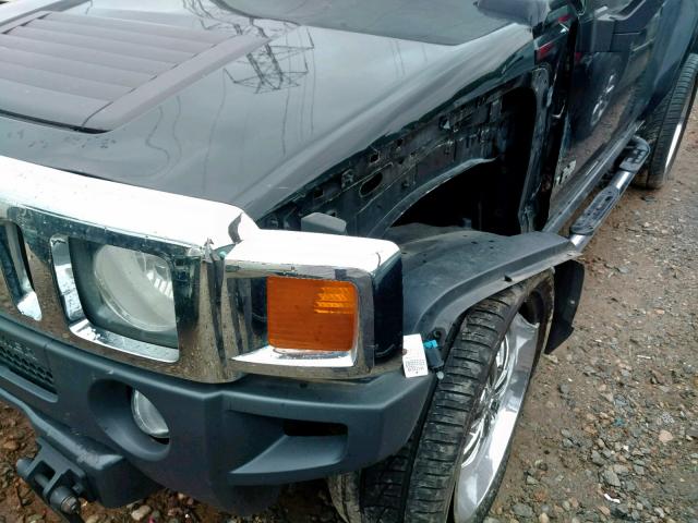 5GTDN136468160345 - 2006 HUMMER H3 BLACK photo 9