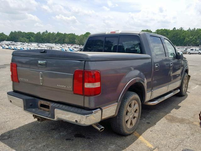 5LTPW16556FJ07179 - 2006 LINCOLN MARK LT GRAY photo 4