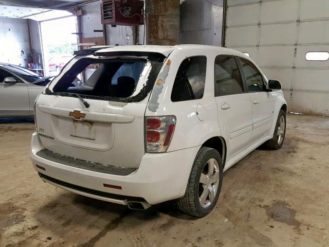 2CNDL937786284408 - 2008 CHEVROLET EQUINOX SP WHITE photo 4