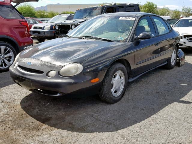 1FALP52U6VG147045 - 1997 FORD TAURUS GL BLACK photo 2