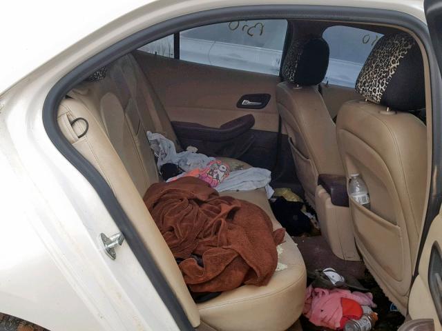 1G11D5SR8DF164335 - 2013 CHEVROLET MALIBU 1LT 白色 照片 6