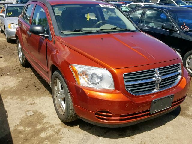 1B3HB48B28D672903 - 2008 DODGE CALIBER SX ORANGE photo 1