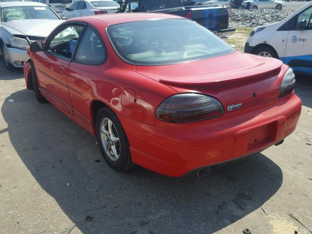 1G2WP12K21F162337 - 2001 PONTIAC GRAND PRIX RED photo 3