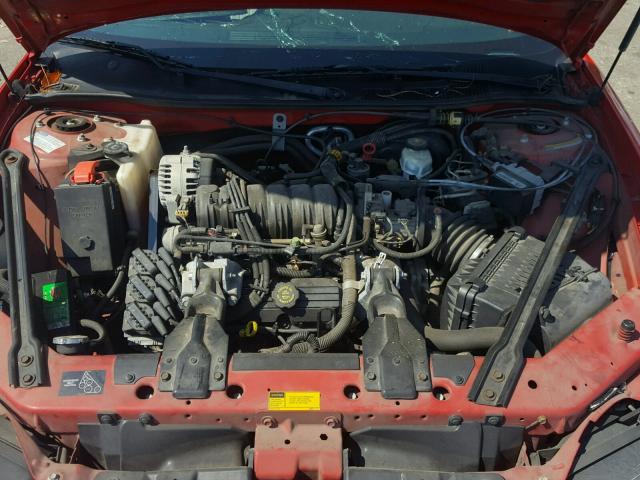 1G2WP12K21F162337 - 2001 PONTIAC GRAND PRIX RED photo 7