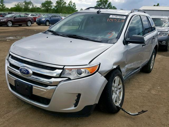 2FMDK3GC6CBA36948 - 2012 FORD EDGE SE SILVER photo 2