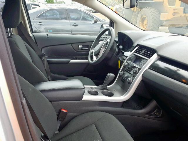 2FMDK3GC6CBA36948 - 2012 FORD EDGE SE SILVER photo 5