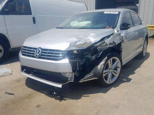 1VWBN7A3XEC112058 - 2014 VOLKSWAGEN PASSAT SE SILVER photo 2