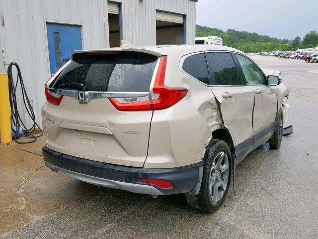 5J6RW2H82JL003682 - 2018 HONDA CR-V EXL GOLD photo 4