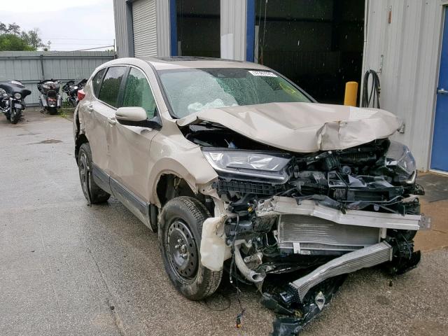 5J6RW2H82JL003682 - 2018 HONDA CR-V EXL GOLD photo 9