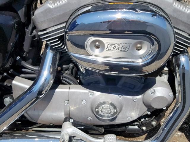 1HD4CR211AC432811 - 2010 HARLEY-DAVIDSON XL883 L BLACK photo 7