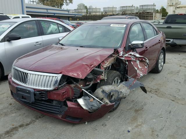 3LNHM26126R617312 - 2006 LINCOLN ZEPHYR BURGUNDY photo 2