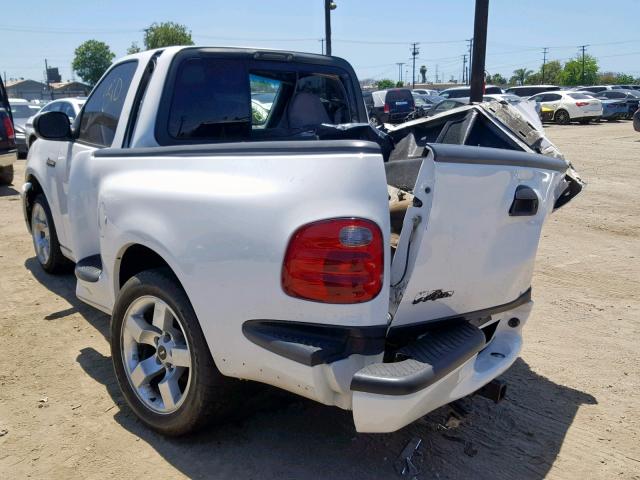 2FTZF07362CA82186 - 2002 FORD F150 SVT L WHITE photo 3