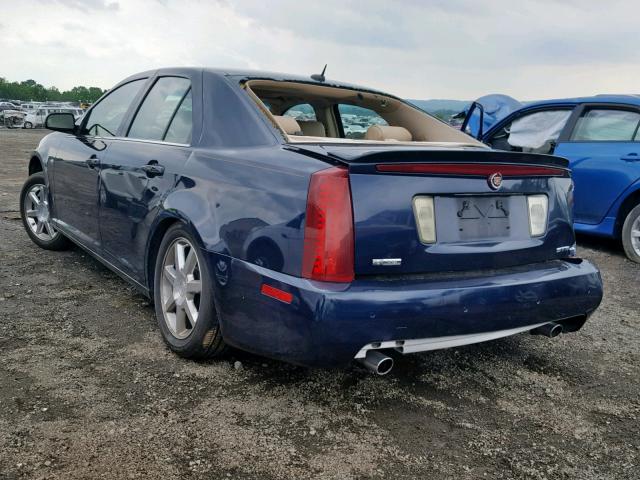 1G6DC67A660211550 - 2006 CADILLAC STS BLUE photo 3
