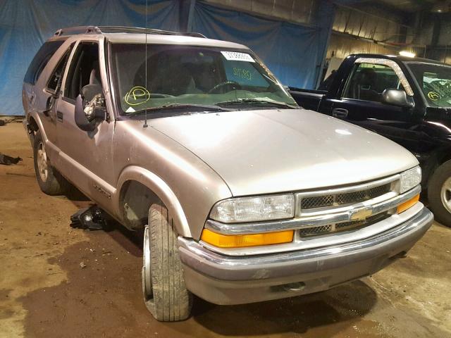 1GNCT18WXYK179724 - 2000 CHEVROLET BLAZER GOLD photo 1