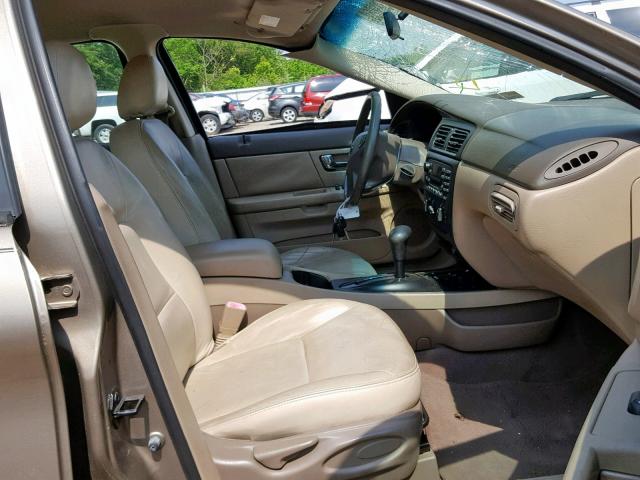 1FAFP55S52A131585 - 2002 FORD TAURUS SES BEIGE photo 5