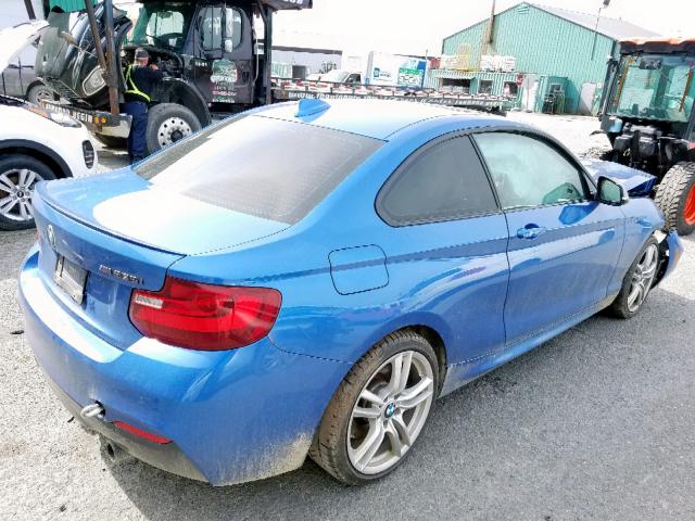 WBA1J9C5XGV696549 - 2016 BMW M235XI BLUE photo 4