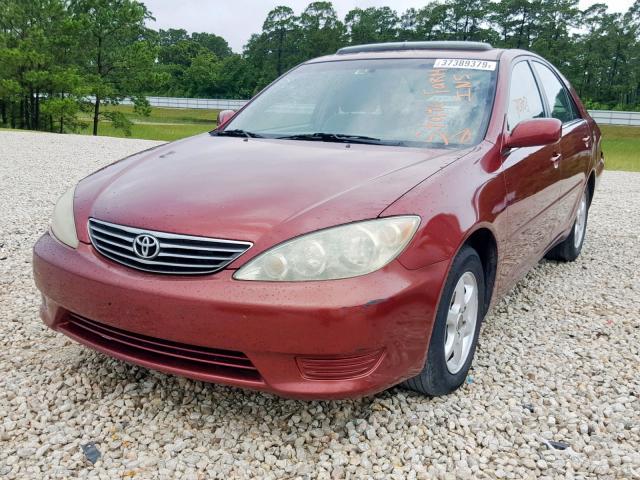 4T1BE32K36U137666 - 2006 TOYOTA CAMRY LE BURGUNDY photo 2