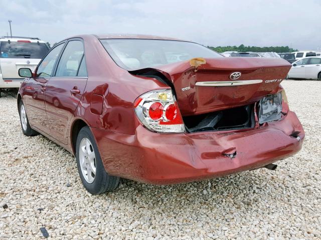 4T1BE32K36U137666 - 2006 TOYOTA CAMRY LE BURGUNDY photo 3