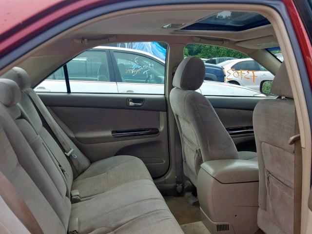 4T1BE32K36U137666 - 2006 TOYOTA CAMRY LE BURGUNDY photo 6
