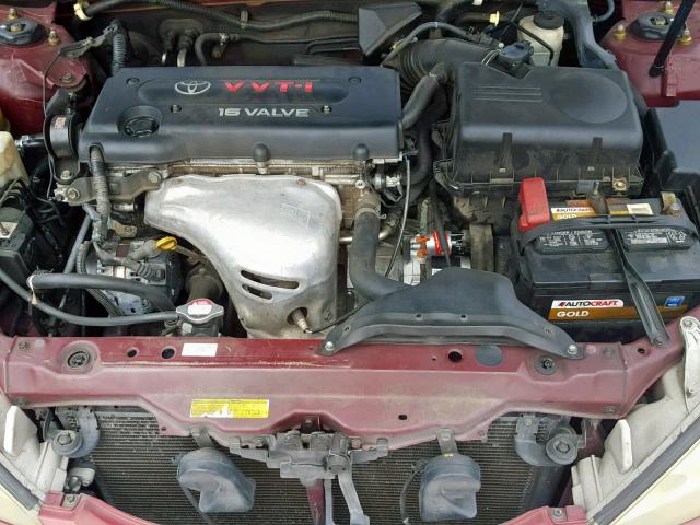 4T1BE32K36U137666 - 2006 TOYOTA CAMRY LE BURGUNDY photo 7